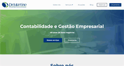 Desktop Screenshot of demartino.com.br
