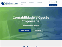 Tablet Screenshot of demartino.com.br
